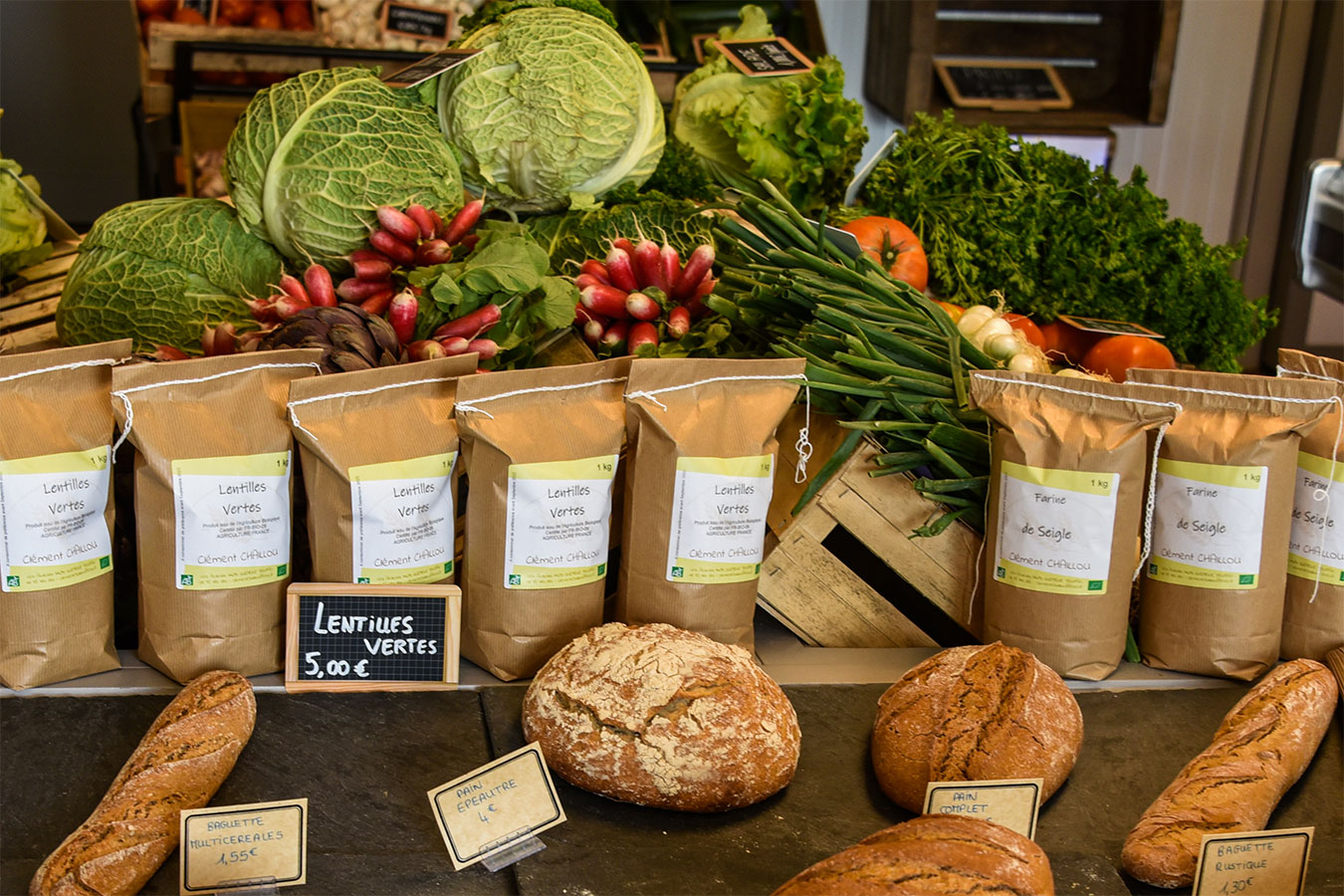 Ferme du Clos Cheny - le pain, la farine et les lentilles